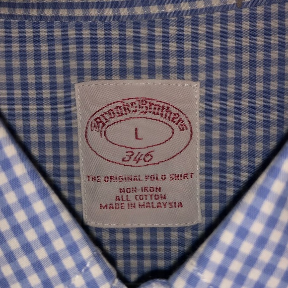Multi-colored Brooks Brothers gingham shirt - Picture 2 of 3